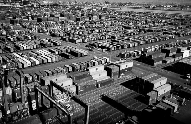Port of LA containers yard